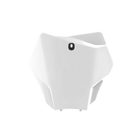 Polisport Number Plate - Gas Gas - White
