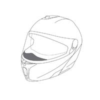 AGV Sportmodular Breath Deflector Black