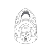 AGV Sportmodular Summer Wind Protector [Size: 2XS-L]