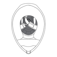 AGV Compact ST Removable Crown Pad