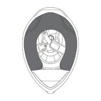 AGV K1 Cheek Pads - Black