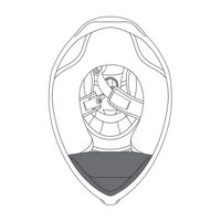 AGV K1 / K1 S Wind Protector - Black