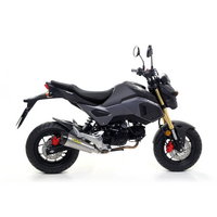 ARROW 52507XKI Silencer - X-KONE Nichrom Silver with Carbon End Cap - HONDA MSX125 GROM 2016 > 2020