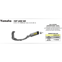 ARROW 71473MI Collector Set - Stainless 4:2:1 Non-Cat - YAMAHA YZF-R6