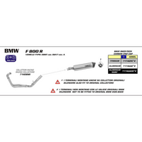 ARROW 71746PK Silencer - MAXI RACE-TECH Titanium with Carbon End Cap - BMW F 800R