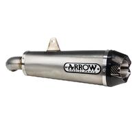 Arrow Works Muffler for Husq Nuda 900/R ('12-13) in Titanium w/CF Cap
