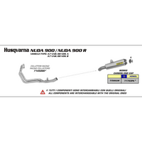 ARROW 71793PK Silencer - WORKS Titanium with Carbon End Cap - HUSQVARNA Nuda 900