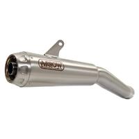 Arrow Pro-Race Muffler for KTM Duke 790 ('18) in Nichrom Silver w/St Cap