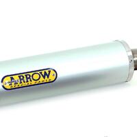 Arrow Indy Race Muffler for Kaw Ninja S1000SX/SX-T ('20-) in Alum. Silver w/CF Cap