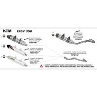 Arrow Header for KTM EXC-F 350 ('12) in SS