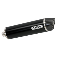 ARROW 72614AKN Silencer - MAXI RACE-TECH Aluminium Dark with Carbon End Cap - YAM