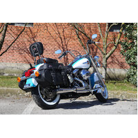 Arrow Mohican 2:1 Full System for H.D. Softail Models in Polished SS