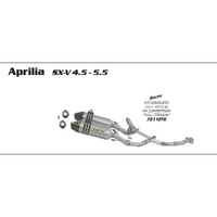 Arrow MX Comp. Full-System (Ti. w/ Ti. Muf) for Apr SXV 4.5/5.5 ('07-14)