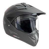 Nitro MX730 Uno Adventure Helmet - Satin Black [Size: M]