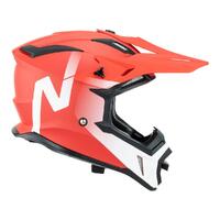Nitro MX760 MX Helmet - Satin Red/White