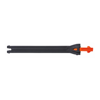 Black/Orange Fluro