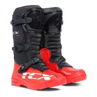 TCX Comp-Kid Youth MX Boots - Black/Red
