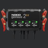 Noco Genius 2X4 : Bank Charger - 6/12V 2A X 4