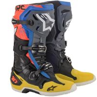Alpinestars Tech 10 Boots - Black/Fluro Yellow