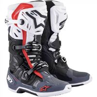 Alpinestars Tech 10 Supervented Boots - Black/White/Grey