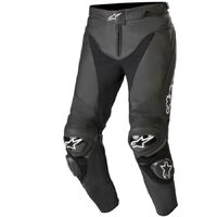 Alpinestars Track V2 Black Leather Pants - Black