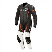 Alpinestars Leather GP Plus Youth 1-Piece Suit - Black/White/Fluro Red