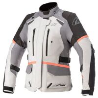 Alpinestars Stella Andes V3 Drystar Ladies Jacket - Ice Gray/Dark Gray/Coral