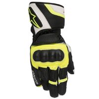 Alpinestars SPZ Drystar Black/White/Fluro Yellow All-Weather Riding Road Gloves
