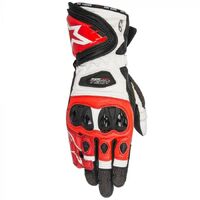 Alpinestars Supertech Black/White/Red Performance Riding Road Gloves
