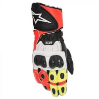 Alpinestars GP Plus R Black/White/Fluro Yellow/Red Performance Riding Road Gloves