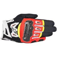 Alpinestars SMX 2 Air Carbon V2 Black/Flurored Gloves