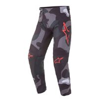 Alpinestars 2021 Racer Tactical Pants - Gray Camo/Red Fluro