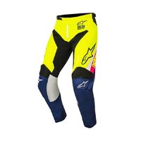 Alpinestars 2018 Youth Racer Supermatic MX Pants - White/Blue/Yellow