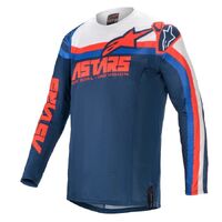 Alpinestars 2021 Techstar Venom MX Jersey - Dark Blue/Red/White