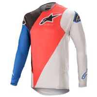 Alpinestars 2021 Supertech Blaze MX Jersey - Red/Blue