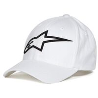 Alpinestars Logo Flexfit Hat - White/Black