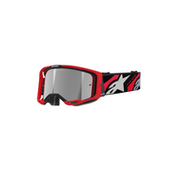 Vision 8 Luar Goggle | Red Black | Mirror Silver Lens