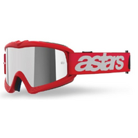 Vision Youth Blaze Goggle | Red | Mirror Silver Lens