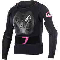 Alpinestars Stella Bionic Jacket Motorcycle Armor - Black/Fuchsia