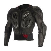 Alpinestars Youth Bionic Action Armour Jacket - Black Red 