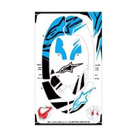 Alpinestars Bns Graphics Kit - Blue/Black