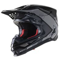 Alpinestars SM10 Meta 2 Helmet - Black/Grey
