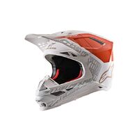 Alpinestars Supertech SM8 Triple Helmet - Orange Fluro Orange White