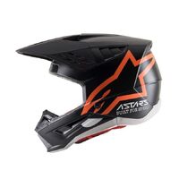 Alpinestars SM5 Compass Helmet ECE - Black Matt Fluro Org