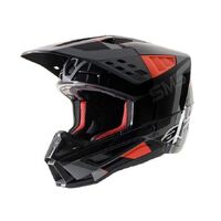 Alpinestars SM5 Rover Helmet ECE - Anth Fluro Red