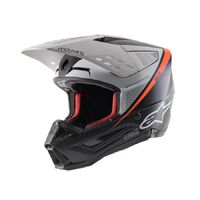 Alpinestars SM5 Rayon Helmet ECE - Matt Black White