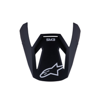 SM3 Youth Solid Visor ECE06 | Black/Matt