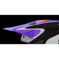 (MX26) SM3 Jettson Visor ECE 22.06 | Gray Purple Black/Glossy