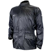 MotoDry 'Lightning' Rain Jacket - Black