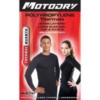 MotoDry 'Thermal Wear' Thermal Pants - Black